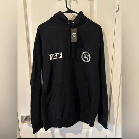 ★送料・関税込★Stussy★Stussy x Union Hoodie Black★ Stussy x Union Black Pullover Hoodie -